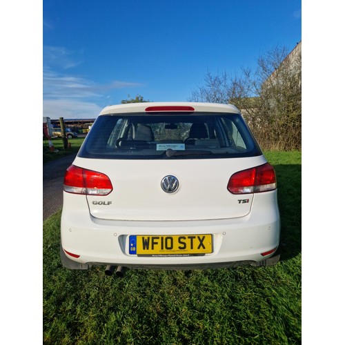 5 - Volkswagen Golf, SE TSI,
Registration number: WF10 STX,
V5: Not present,
Odometer reading: 41,636 mi... 