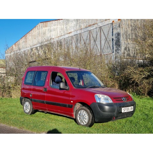 6 - Peugeot Partner Origin Combi,
Registration number: SF59 LRN, 
V5: Present,
Odometer reading: 66,538,... 