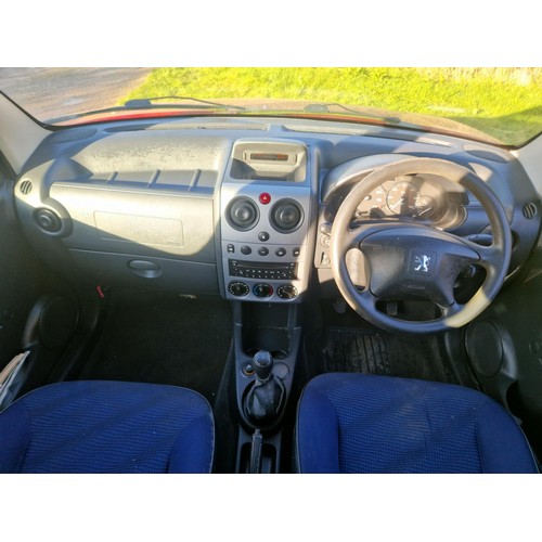 6 - Peugeot Partner Origin Combi,
Registration number: SF59 LRN, 
V5: Present,
Odometer reading: 66,538,... 