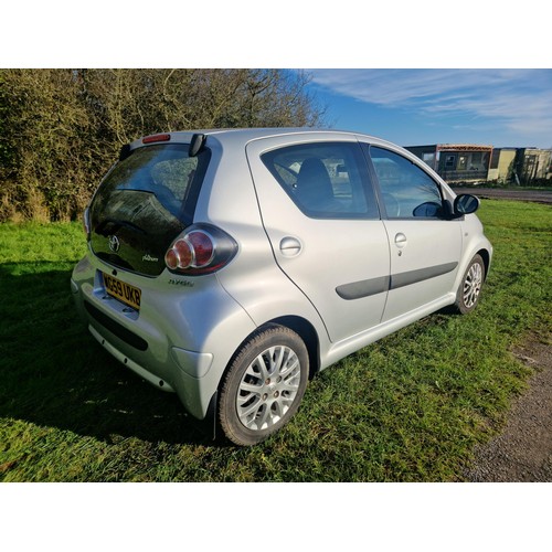 7 - Toyota Aygo Platinum VVTI
Registration number: WG59 UKB,
V5: Present,
Odometer reading: 20,510 miles... 