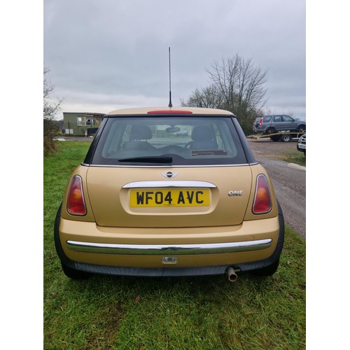 10 - Mini ONE,
Registration number: WF04 AVC,
V5: Present,
Odometer reading: 49,088 miles,
Date of first ... 