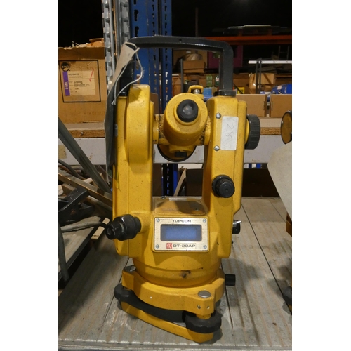 5502 - 1 theodolite by Topcon type DT-20AP - NO case included