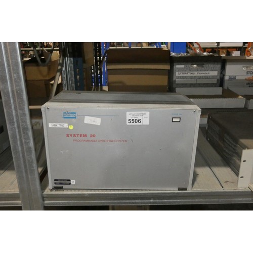 5506 - 1 Pickering System 20 programme switching system with 20-780-528 20GHz change over relay etc