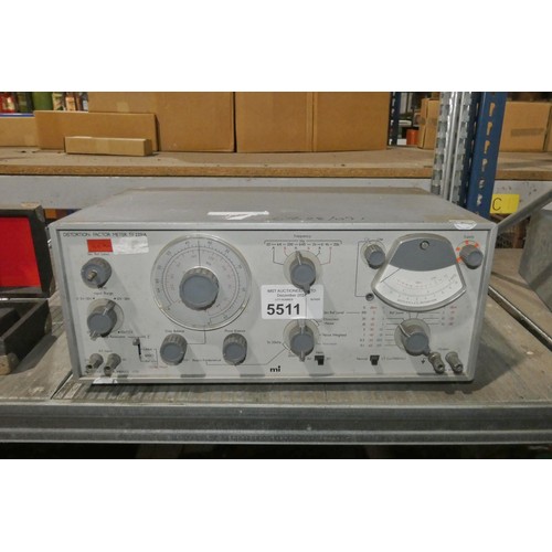 5511 - 1 distortion meter by Marconi type TF2331A