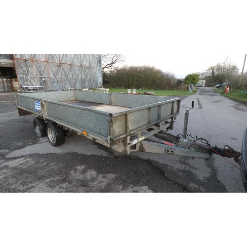 6098 - 1 x Ifor Williams LM146G, body size approx 14ft x 6'6ft, new floor installed and comes with spare wh... 