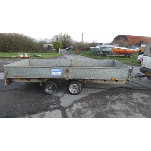 6098 - 1 x Ifor Williams LM146G, body size approx 14ft x 6'6ft, new floor installed and comes with spare wh... 