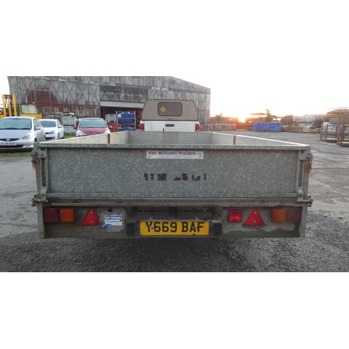 6098 - 1 x Ifor Williams LM146G, body size approx 14ft x 6'6ft, new floor installed and comes with spare wh... 