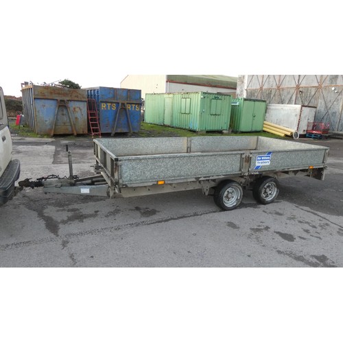 6098 - 1 x Ifor Williams LM146G, body size approx 14ft x 6'6ft, new floor installed and comes with spare wh... 