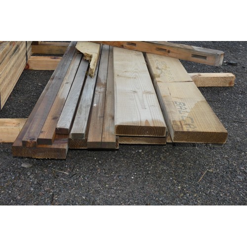 6144 - A quantity of timber comprising of mostly approx 19.5cm x 4.5cm, lengths vary up to approx 480cm lon... 