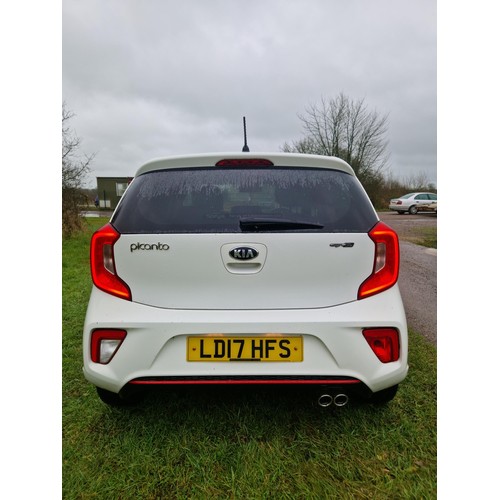 2 - Kia Picanto GT-Line
Registration number: LD17 HFS,
V5: New keepers slip only, no full V5,
Odometer r... 