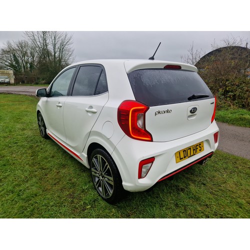 2 - Kia Picanto GT-Line
Registration number: LD17 HFS,
V5: New keepers slip only, no full V5,
Odometer r... 