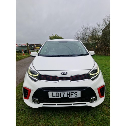 2 - Kia Picanto GT-Line
Registration number: LD17 HFS,
V5: New keepers slip only, no full V5,
Odometer r... 