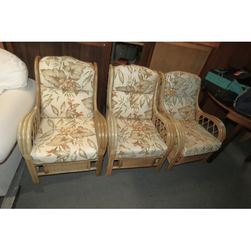 2150 - 3 x matching conservatory chairs