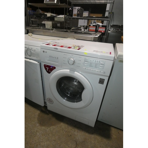 A direct drive under counter washing machine by LG 7kg - trade