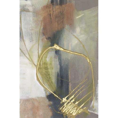 139 - 1 x art print on canvas approx 61 x 91cm - Burnished Hoops by Jennifer Goldberger RRP £52