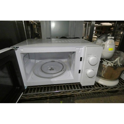 1201 - A quantity of various catering related items including a microwave oven, food mixer, hand blender et... 