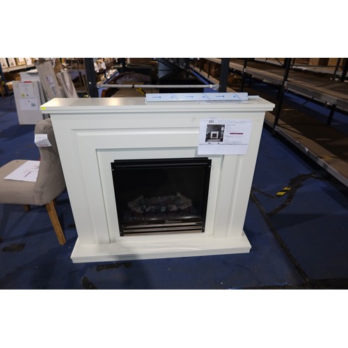 331 - 1 x Flare Whitham electric fire suite approx 122cm wide x 102cm high RRP £759. Please note that ther... 