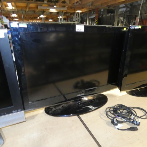 2499 - A 37 inch flatscreen TV by Samsung type LE37A456C2DXXU comes with a stand - trade