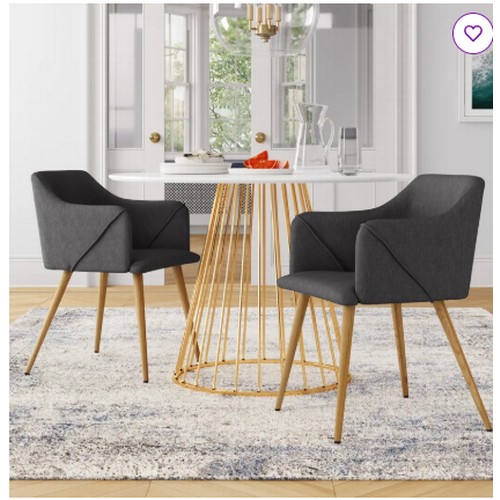 387 - 2 x Agra dining chairs RRP £239 - Boxed and require assembly