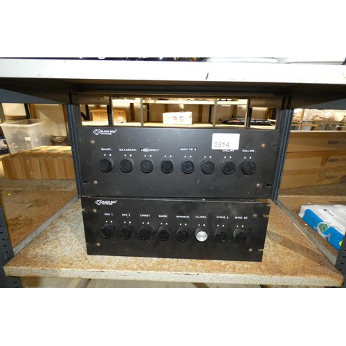 2514 - 2 x network boxes by Blackbox type 724-746-5500 - trade