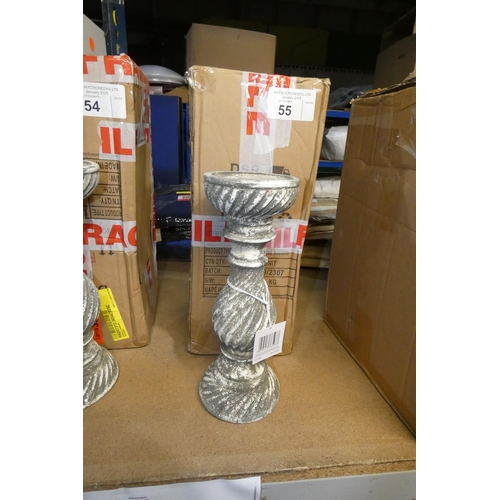 55 - 2 x Amesbury candlesticks RRP £24 each