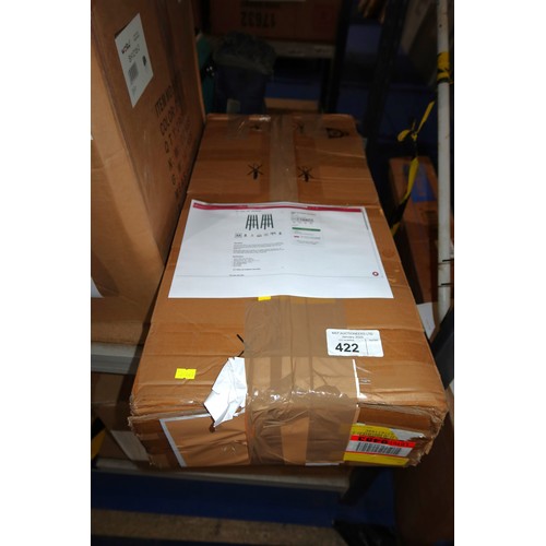 422 - 2 x Vida XL bar stools RRP £55 - Boxed and require assembly