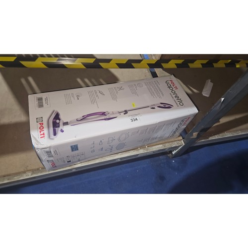 334 - 1 x Polti Vaporetto SV440-Double 2-in-1 steam mop 240v