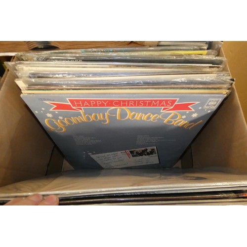 2409 - 2 x boxes containing a quantity of various LP and other records