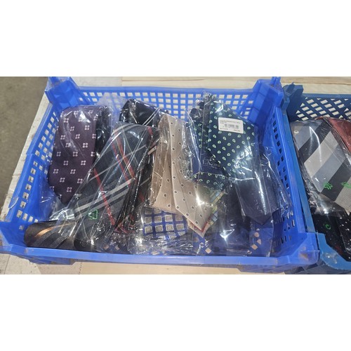 635 - 20 various colour neck ties, please see pictures for more details, contents of 1 basket, basket not ... 