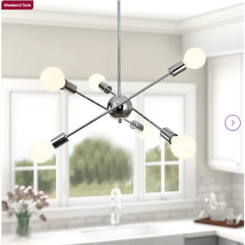 30 - 1 x Braunste 6-light Sputnik chandelier RRP £86