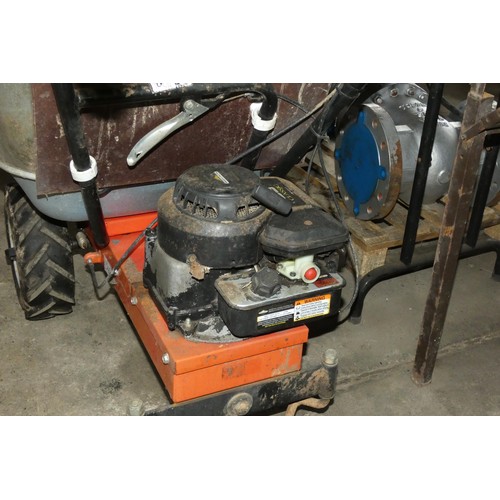 5139 - 1 x Green Team powered wheel barrow fitted with a Briggs and Stratton 35 Classic pull start petrol e... 