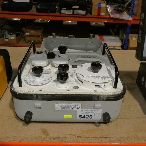 1 x ex-MOD AVO general purpose safety test set