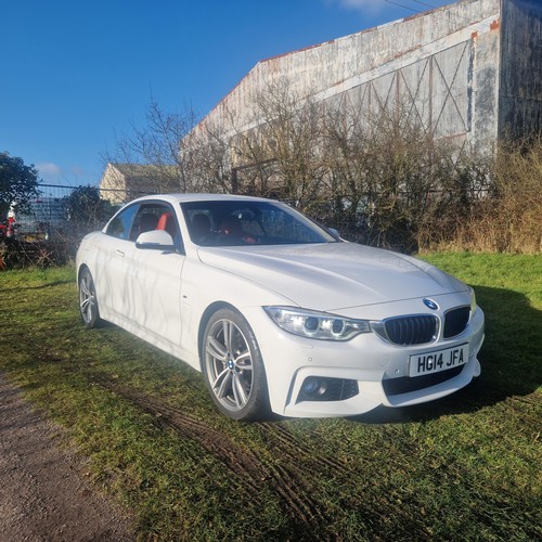 15 - BMW 435i M Sport Auto, Convertible,
Registration number: HG14 JFA,
V5: Present,
Odometer reading: 22... 