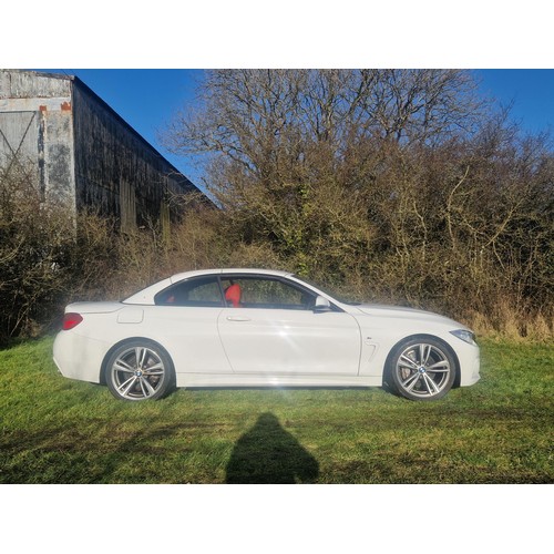 15 - BMW 435i M Sport Auto, Convertible,
Registration number: HG14 JFA,
V5: Present,
Odometer reading: 22... 