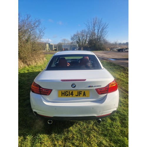 15 - BMW 435i M Sport Auto, Convertible,
Registration number: HG14 JFA,
V5: Present,
Odometer reading: 22... 