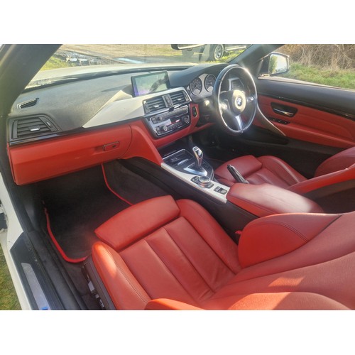 15 - BMW 435i M Sport Auto, Convertible,
Registration number: HG14 JFA,
V5: Present,
Odometer reading: 22... 