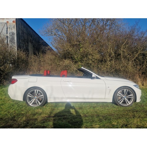 15 - BMW 435i M Sport Auto, Convertible,
Registration number: HG14 JFA,
V5: Present,
Odometer reading: 22... 