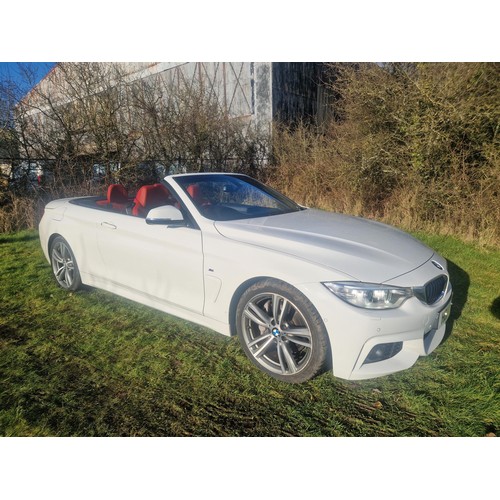 15 - BMW 435i M Sport Auto, Convertible,
Registration number: HG14 JFA,
V5: Present,
Odometer reading: 22... 