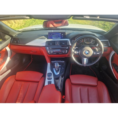 15 - BMW 435i M Sport Auto, Convertible,
Registration number: HG14 JFA,
V5: Present,
Odometer reading: 22... 