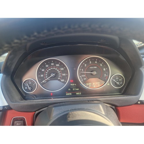 15 - BMW 435i M Sport Auto, Convertible,
Registration number: HG14 JFA,
V5: Present,
Odometer reading: 22... 