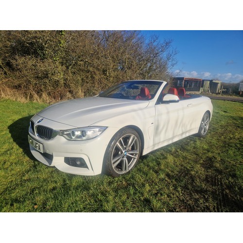 15 - BMW 435i M Sport Auto, Convertible,
Registration number: HG14 JFA,
V5: Present,
Odometer reading: 22... 