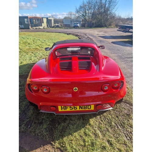 25 - Lotus Elise S, Convertible,
Registration number: HF56 NBO,
V5: Present,
Odometer reading: 14,508 mil... 