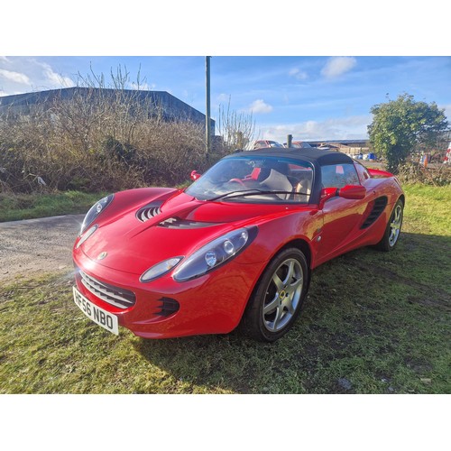 25 - Lotus Elise S, Convertible,
Registration number: HF56 NBO,
V5: Present,
Odometer reading: 14,508 mil... 