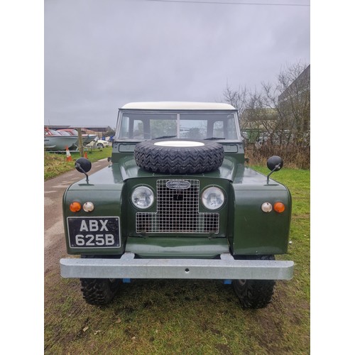 23 - Landrover Series 2a
Registration number: ABX 625B,
V5: Present,
Odometer reading: 99,874 miles, 
Dat... 