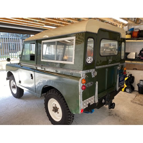 23 - Landrover Series 2a
Registration number: ABX 625B,
V5: Present,
Odometer reading: 99,874 miles, 
Dat... 