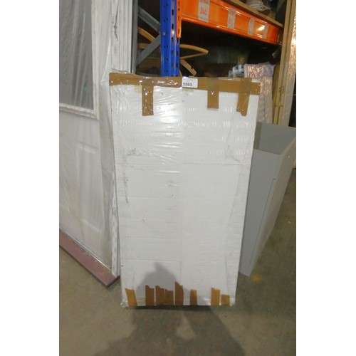 5985 - 1 x Thames Chelsea white flat towel airer / radiator approx 1150 x 600mm