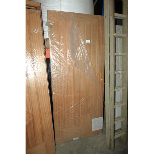 5992 - 1 x Sincol door approx 84 x 196cm high - Appears to be solid wood and please note that no frame is i... 