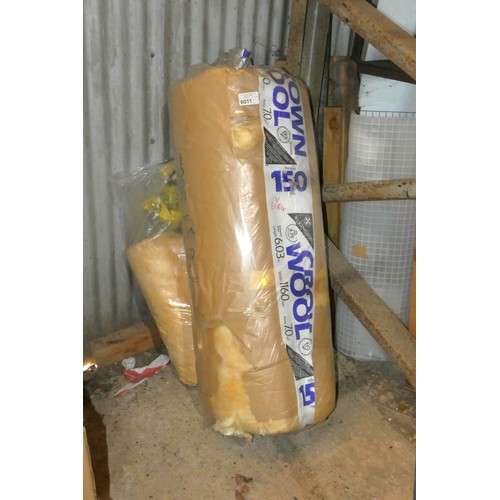 6011 - 1 x full roll and 1 x part roll of insulation