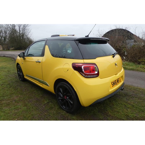 12 - DS DS3 Puretech Performance Line,
Registration number: SM18 WFJ,
V5: Awaiting V5,
Odometer reading: ... 