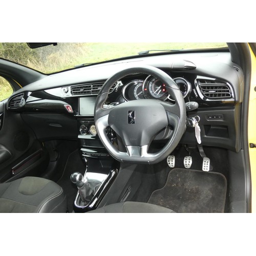 12 - DS DS3 Puretech Performance Line,
Registration number: SM18 WFJ,
V5: Awaiting V5,
Odometer reading: ... 